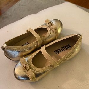 Girls MICHAEL KORS Gold Dress Shies